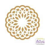 2 Layered Doily with Hearts