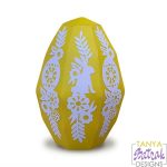 3D Easter Egg Box svg cut file