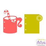 Album Dividers Christmas Cup & Wreath