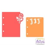 Album Dividers Christmas Stockings & Candy Cane svg cut file