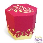 Box With A Rose svg cut file