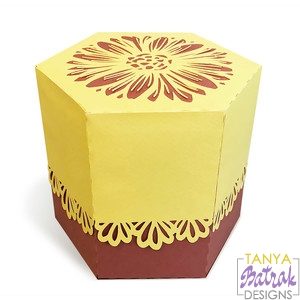 Box With Golden Daisy