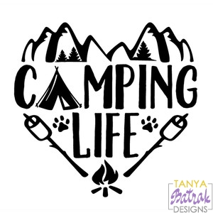 Camping Life svg cut file