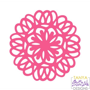Download Cute Flower Doily svg file