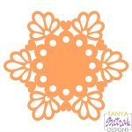 Doily with Hearts Composition