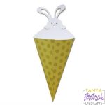 Easter Bunny Cone svg cut file