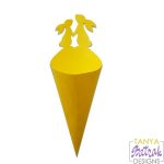 Easter Bunny Treat Cone svg cut file