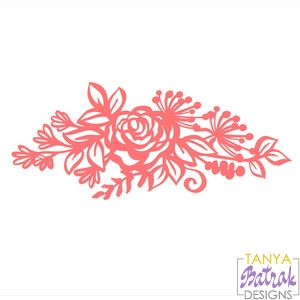 Download Flowers Bouquet 2 svg cut file for Silhouette, Sizzix ...