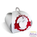 Gift Box With Circle Tag svg cut file