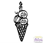 Halloween Ice Cream svg cut file