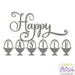 Happy Easter svg cut file