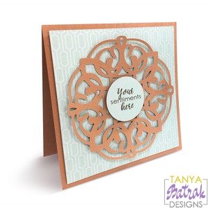 Layered Card With Doily