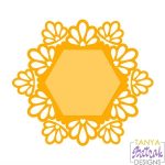 Layered Doily Flowers svg cut file