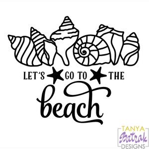 Let'S Go To The Beach svg cut file