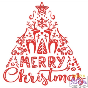 Merry Christmas svg cut file