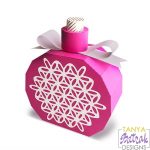 Perfume Bottle Gift Box svg cut file