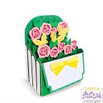 Roses Garden Box Card svg cut file
