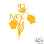 Spring Lily Flowers svg cut file