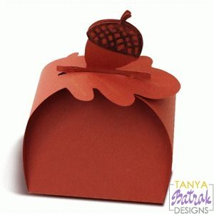 Thanksgiving Acorn Favor Box