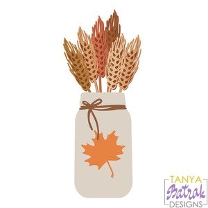 Autumn Jar with Spikelets