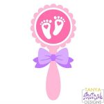 Baby Rattle svg cut file