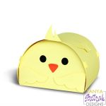 Chick Easter Treat Box svg cut file
