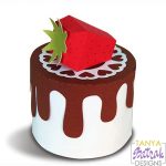 Chocolate Cake Box svg cut file