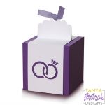 Cube Box With Rings svg cut file