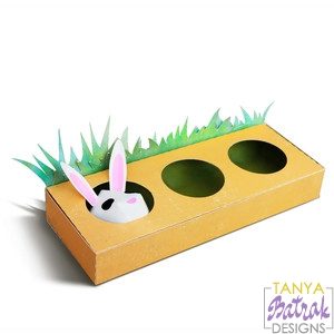 Egg Holder With A 3D Bunny