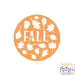 Fall Circle Label