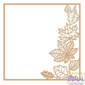 Fall Frame with Leaves