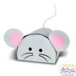 Mouse Easter Treat Box svg cut file