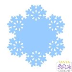 Snowflake Doily svg cut file
