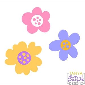 Three Simple Spring Flowers