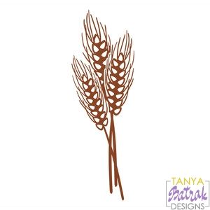 Three Spikelets of Wheat