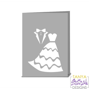 Download Wedding Card svg cut file for Silhouette, Sizzix, Sure ...