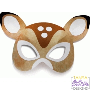 3D Deer Mask svg cut file