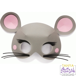 3D Mouse Mask svg cut file