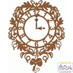 Autumn Clock svg cut file