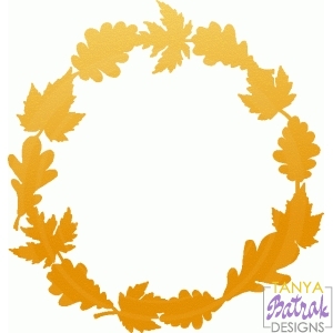 Autumn Wreath svg cut file