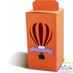Box With A Hot Air Balloon svg cut file