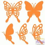 Butterflies Set Design Type 1