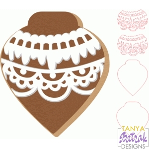 Download Christmas Cookie 4 layers svg cut file for Silhouette ...