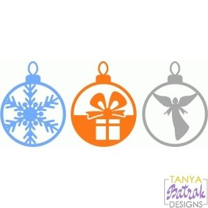 Christmas Ornaments Snowflake, Gift, Angel