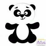 Cute Panda svg cut file
