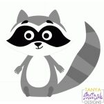 Cute Raccoon svg cut file