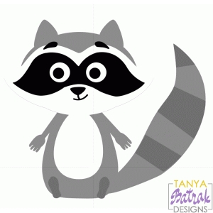 Cute Raccoon Svg File