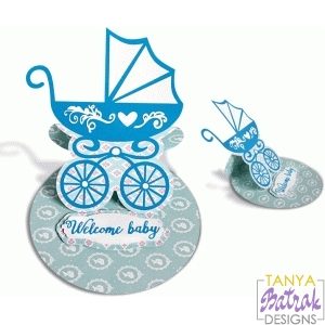 Easel Card (Welcome Baby)