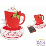 Easel Gift Card Holder (Cup) svg cut file