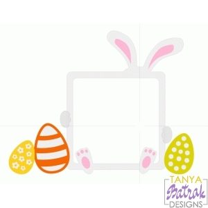Easter Photo Frame With Bunny